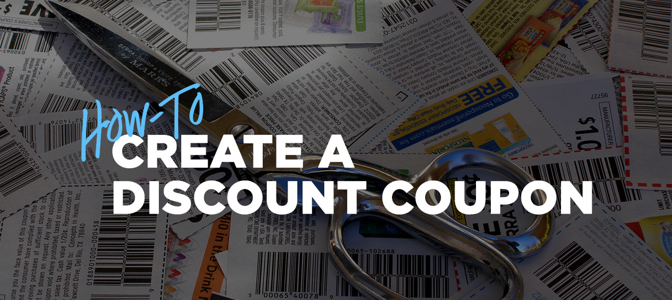 Create a Discount Coupon